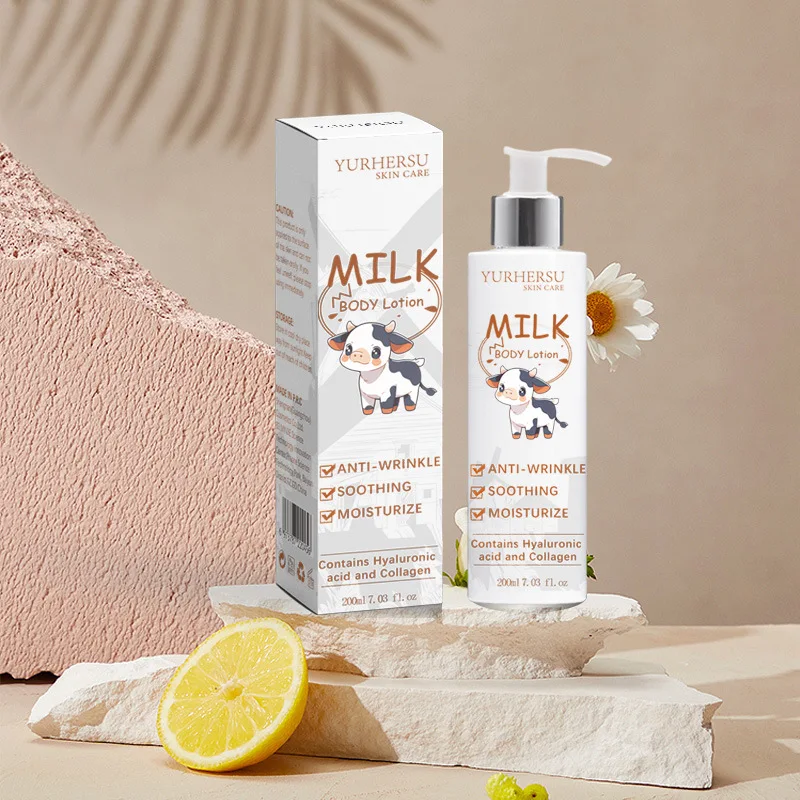

Milk body Lotion, Nurturing and Soothing Daily Moisturizer for Dry or Sensitive Skin, Hydrating Body Cream