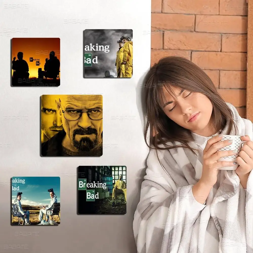 المسلسلات التلفزيونية كسر سيئة شخصية الإبداعية الكلاسيكية اللوحة مغناطيس الثلاجة صور رسالة الزخرفية