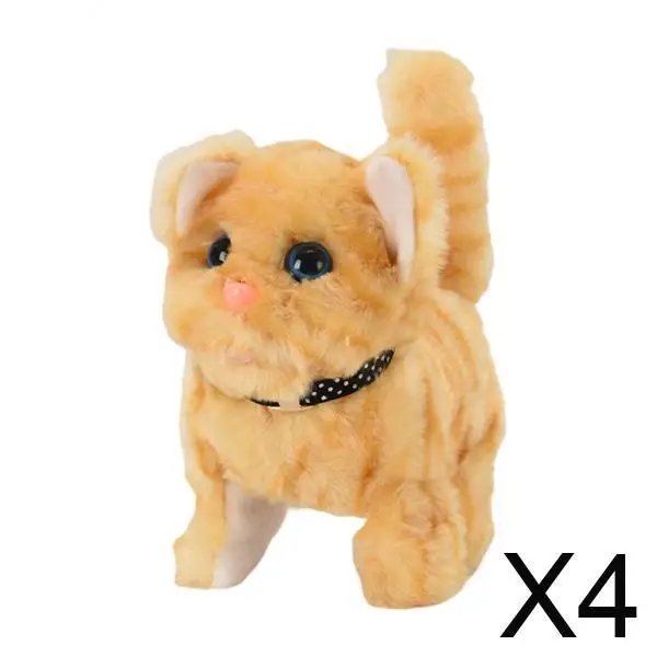 Robot de marche à piles pour enfants, jouet en peluche interactif pour animaux de compagnie, cadeau de noël