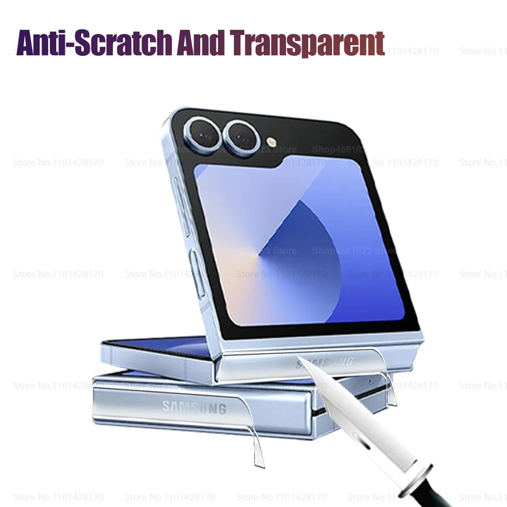 واقي مفصلي لسامسونج جالاكسي Z فليب 6 ، فيلم هيدروجيل متوسط ، ملصق حدود على Z فولد ، 5G ، 1 إلى 10