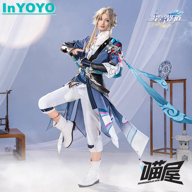 

InYOYO Honkai: Star Rail Cosplay Yanqing Costume Game Suit Yan Qing Ancient Hanfu Style Clothing Uniform Halloween Party Outfit