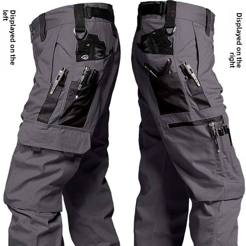 Men's Tactical Pants Tooling Men's Straight Casual Pants Thin