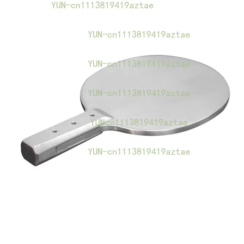 Heavy Table Tennis Paddle Stainless Steel Weighted Training Racket for Strength Building Fitness Sports Equipment