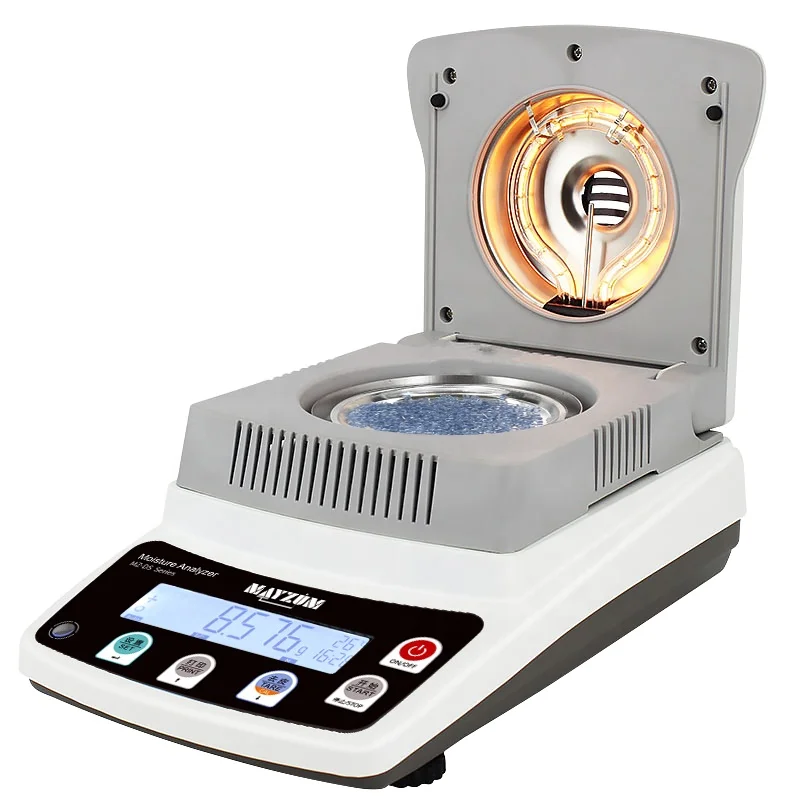 Halogen Lamp Heating Moisture Plastic Particle Moisture Meter