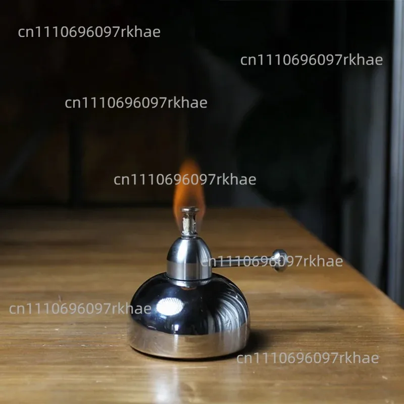 Adjustable Stainless Steel Mirror Polishing Alcohol Lamp DIY Leathercraft  Edge Presser Groover Heating Tool Capacity 130ML