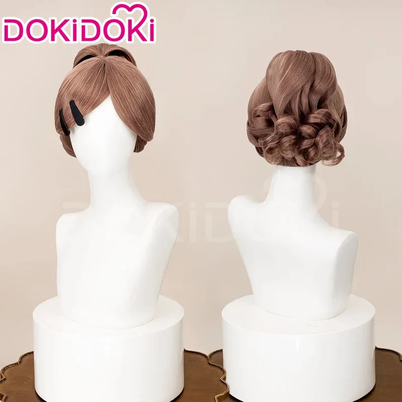 AA wat В НАЛИЧИИ Аниме Косплей DokiDoki Женский Короткий Коричневый Термостойкий Парик Komatsu Nana Cosp2025 Новый