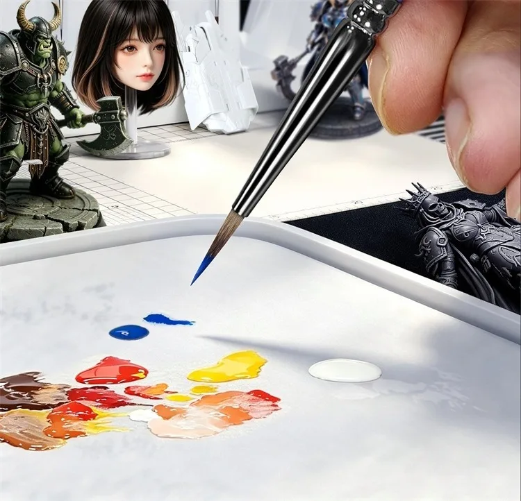 Stedi Ultra Fine Sable Detail Lining Brush for Gundam GK Military Figures Water-Based Pigment Gouache Hand Paint Tools Hobby DIY