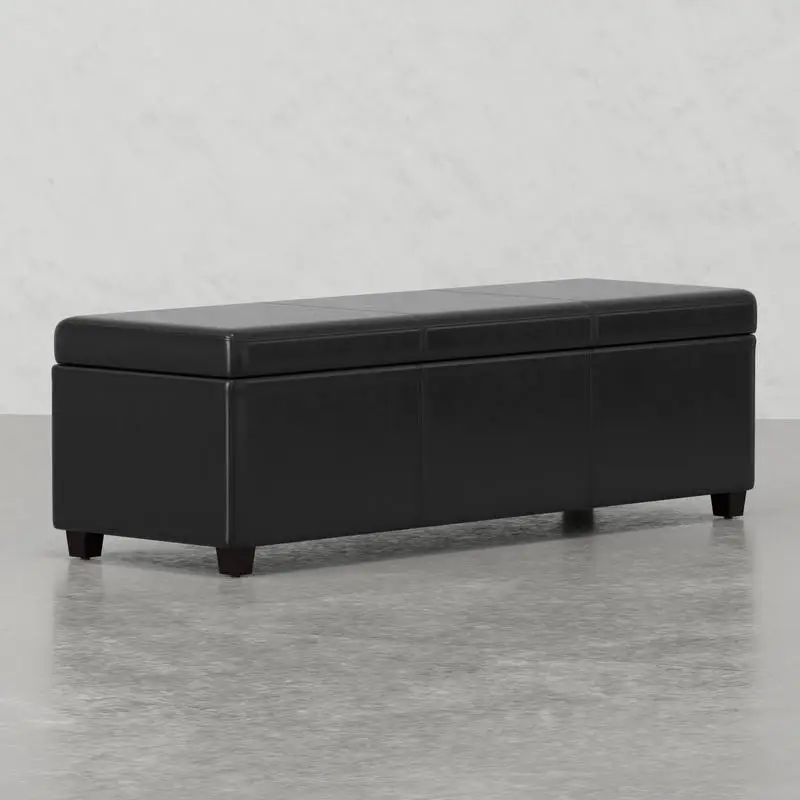 

Extra Large Storage Ottoman Bench for Living Room, Stylish and Functional Footrest with Spacious Interior, Versatile Furniture
