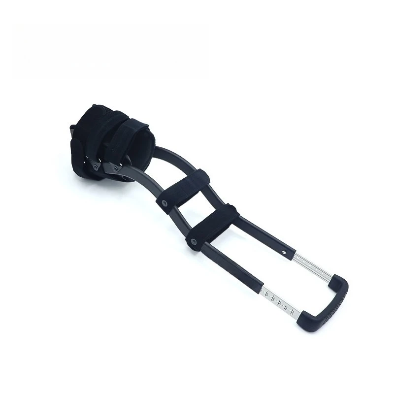 Height-adjustable single-leg walking stick walker for adult ankle fractures, sprains, and calf injuries