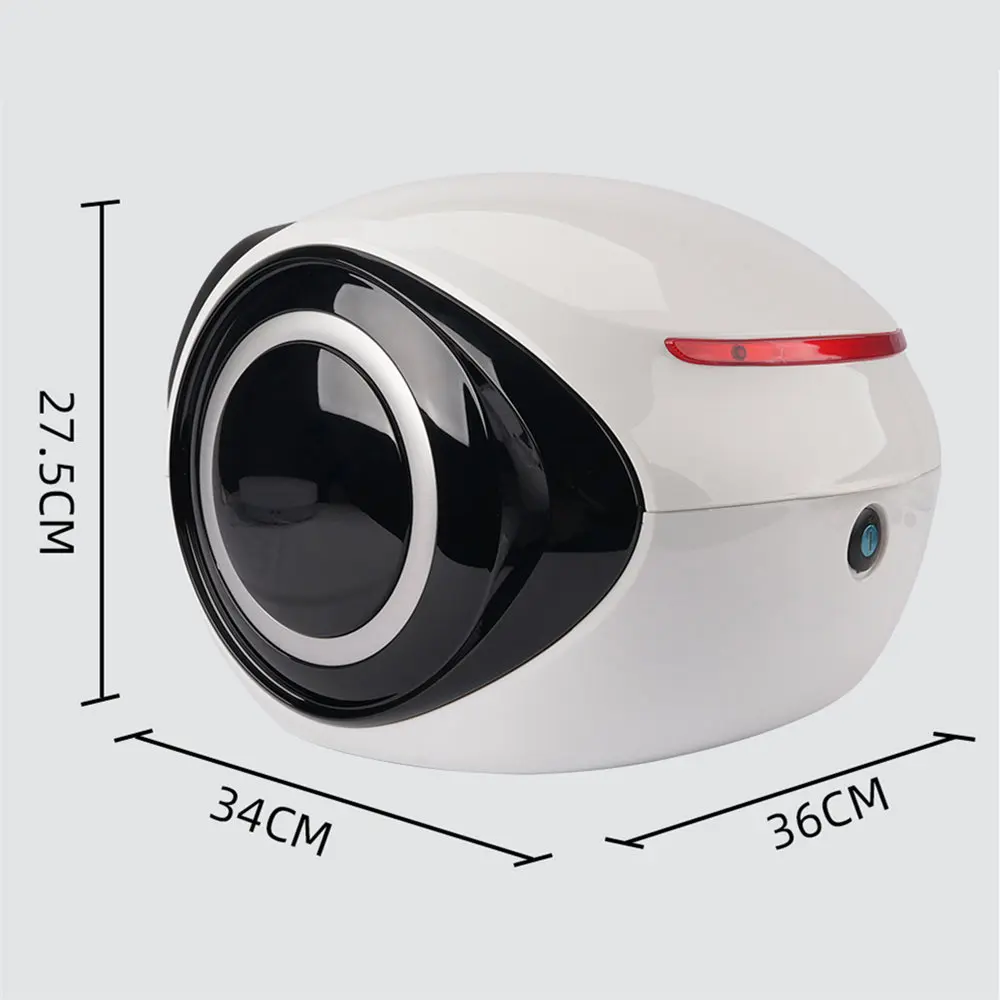 Motorcycle Tail Box Fashion E-bike Top Luggage Carrier Box Full Helmet Storage Box 32L universal plastic trunk