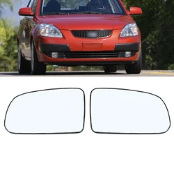 Door Mirror Lens  For Kia Rio Rio5 2006 2007 2008 2009 Exterior Rearview Mirror Glass Car Accessories 876111G000 876211G000