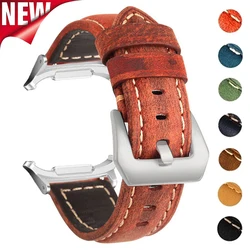 Leather Strap for Samsung Galaxy Watch 7 Ultra 47mm No Gaps Bracelet Wristband for Galaxy Watch Ultra Band Replacement Correa