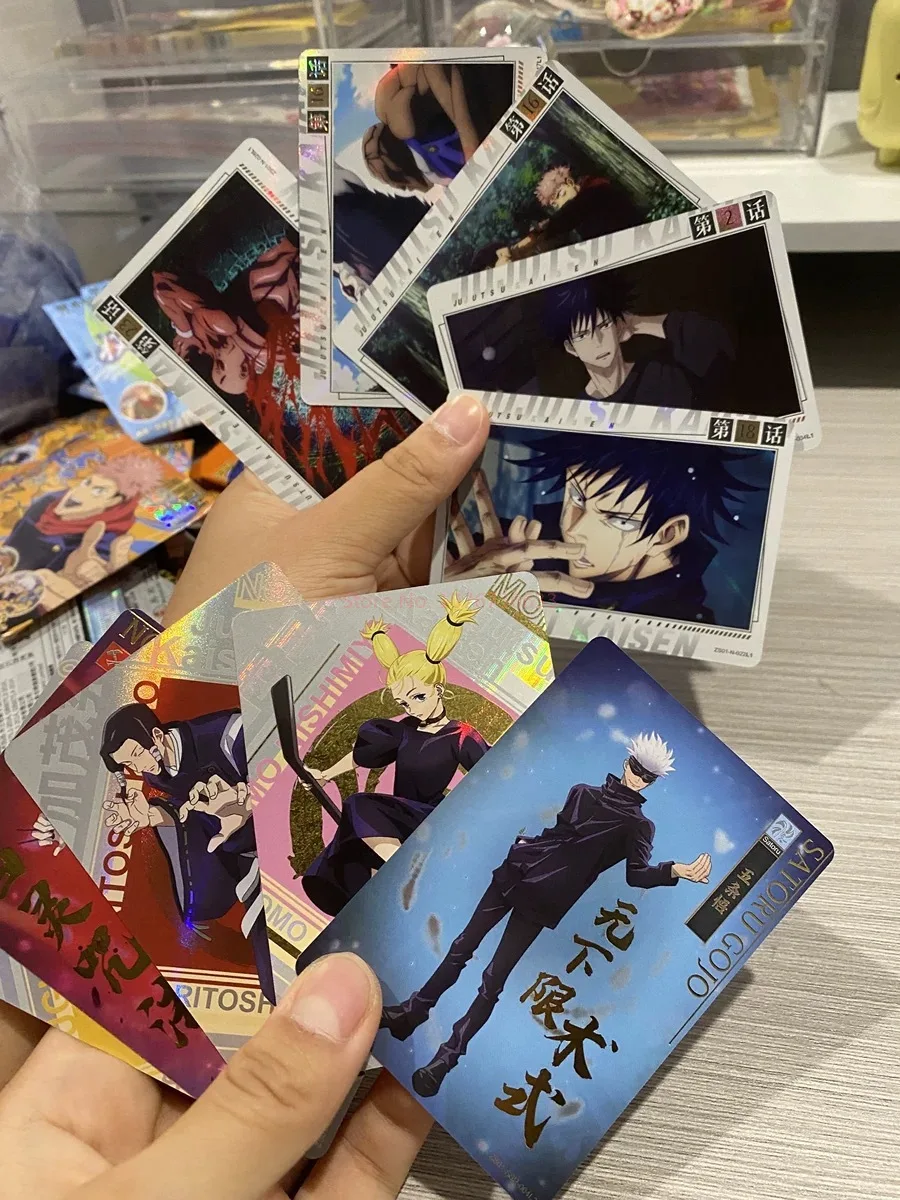 KAYOU Jujutsu Kaisen Card Warlock Collection Card Series 1 Gojo Satoru Bp Full Set Card Cards Kids Trendy Gifts