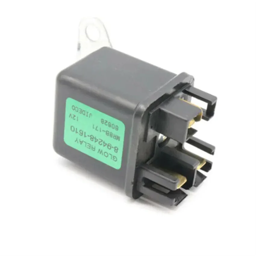 8942481610 New 12V Mover Parts Preheating Relay Glow Plug For Isuzu Hitachi ZAXIS27U ZAXIS50U ZAXIS40U For Kubota Yanmar Parts