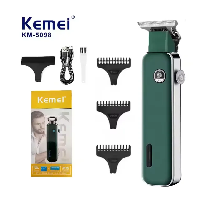 

Электрическая машинка для стрижки волос KEMEI для мужчин, профессиональные ножницы для стрижки бороды, KM-5098