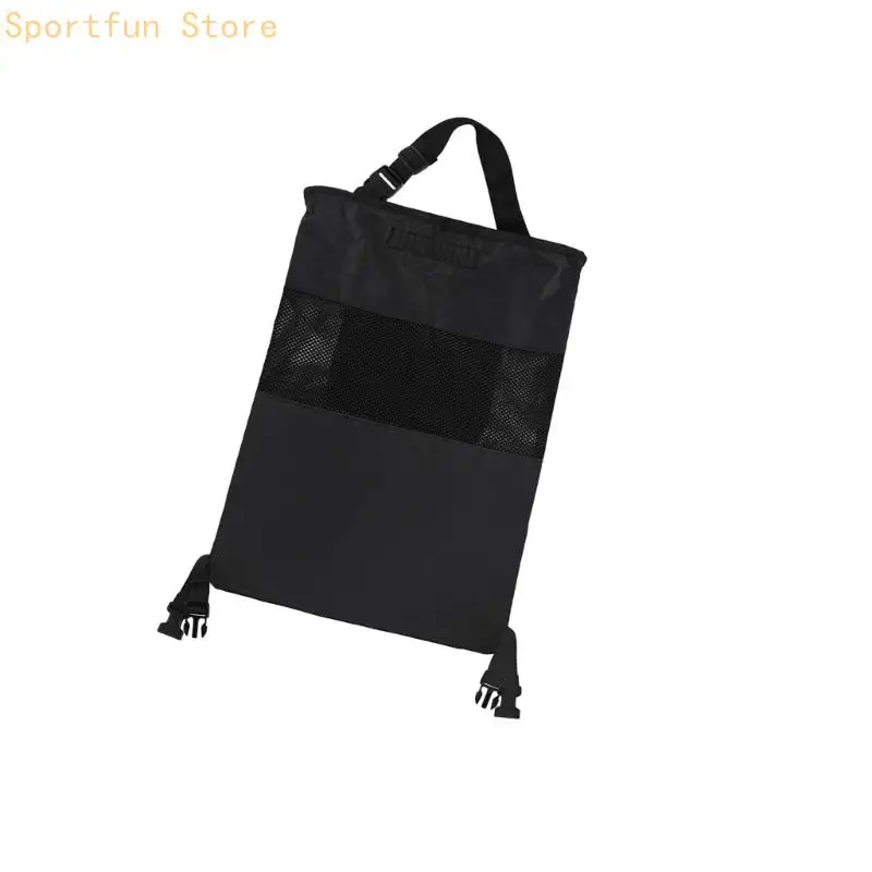 Golf Push Cart with Zippered Ball Storage, 12 Exterior Accessory Positions and Three Fasteners for Organized Equipment on the