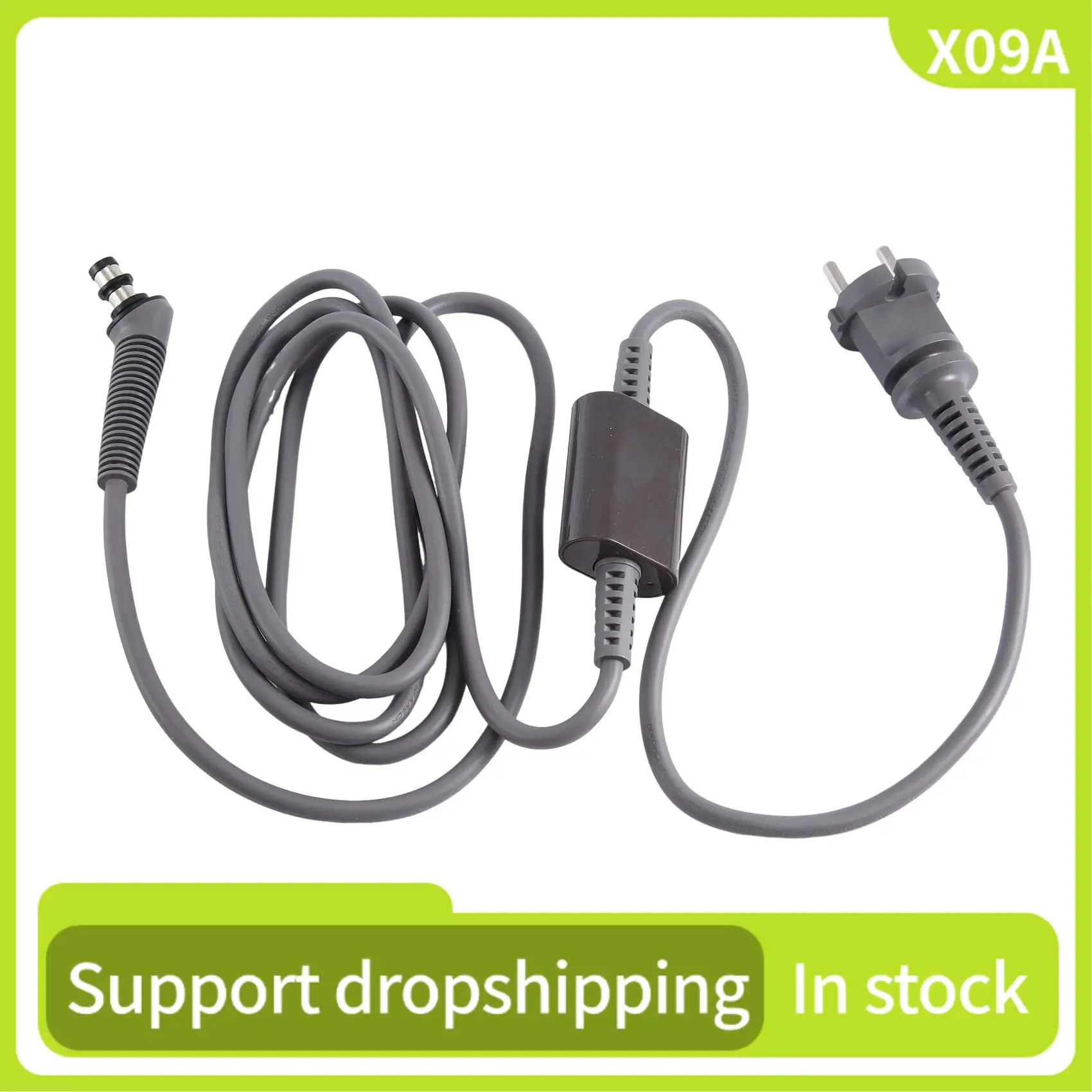 

X09A 8X For Dyson Airwrap Hair Styler HS01 HS05 Curling Iron Special Power Cord Replacement Repair Accessorie EU Plug