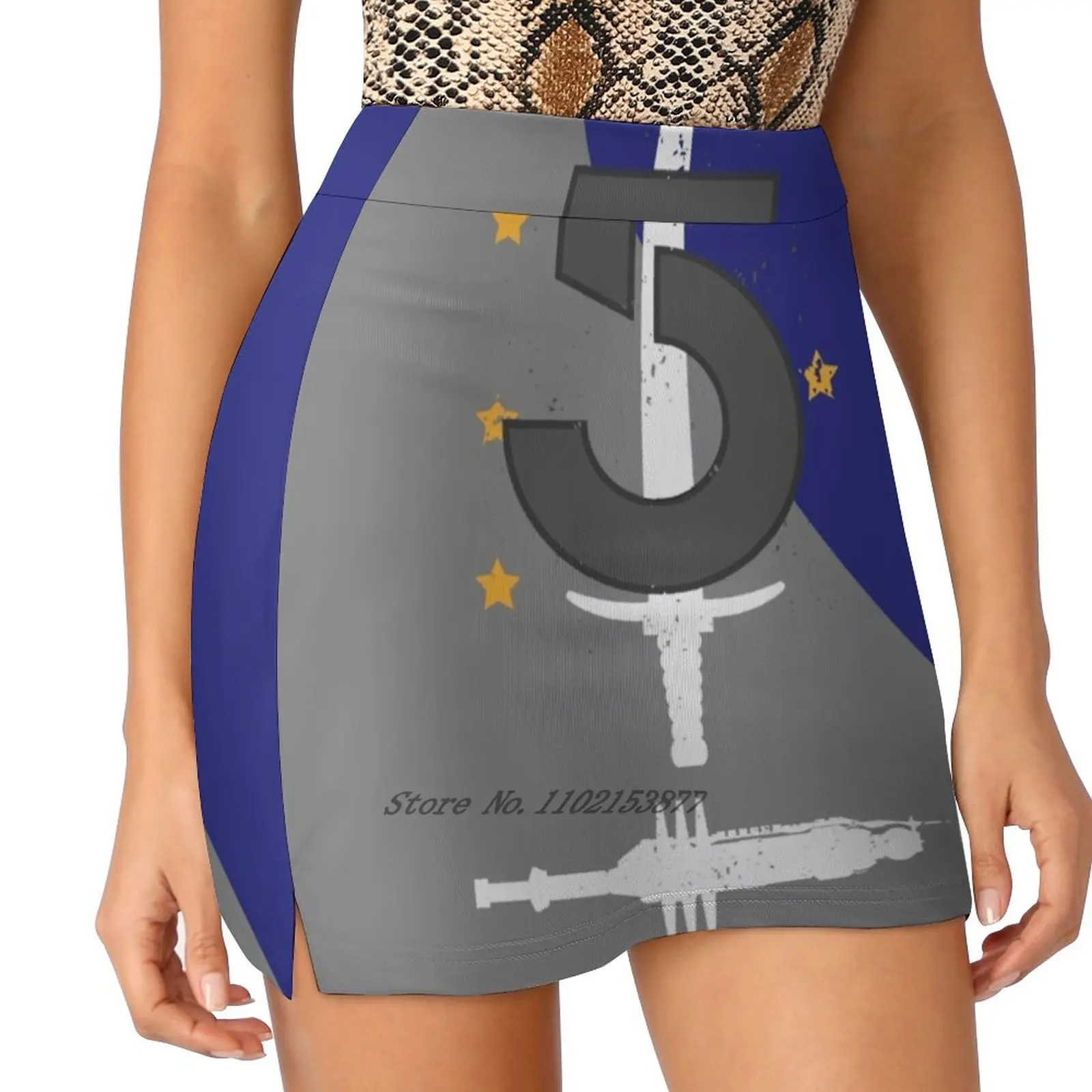 

Babylon 5 Summer Women's shorts Skirt 2 In 1 Fitness Yoga Skirt Tennis Skirts Babylon 5 Scifi Babylon5 Science Fiction Delenn