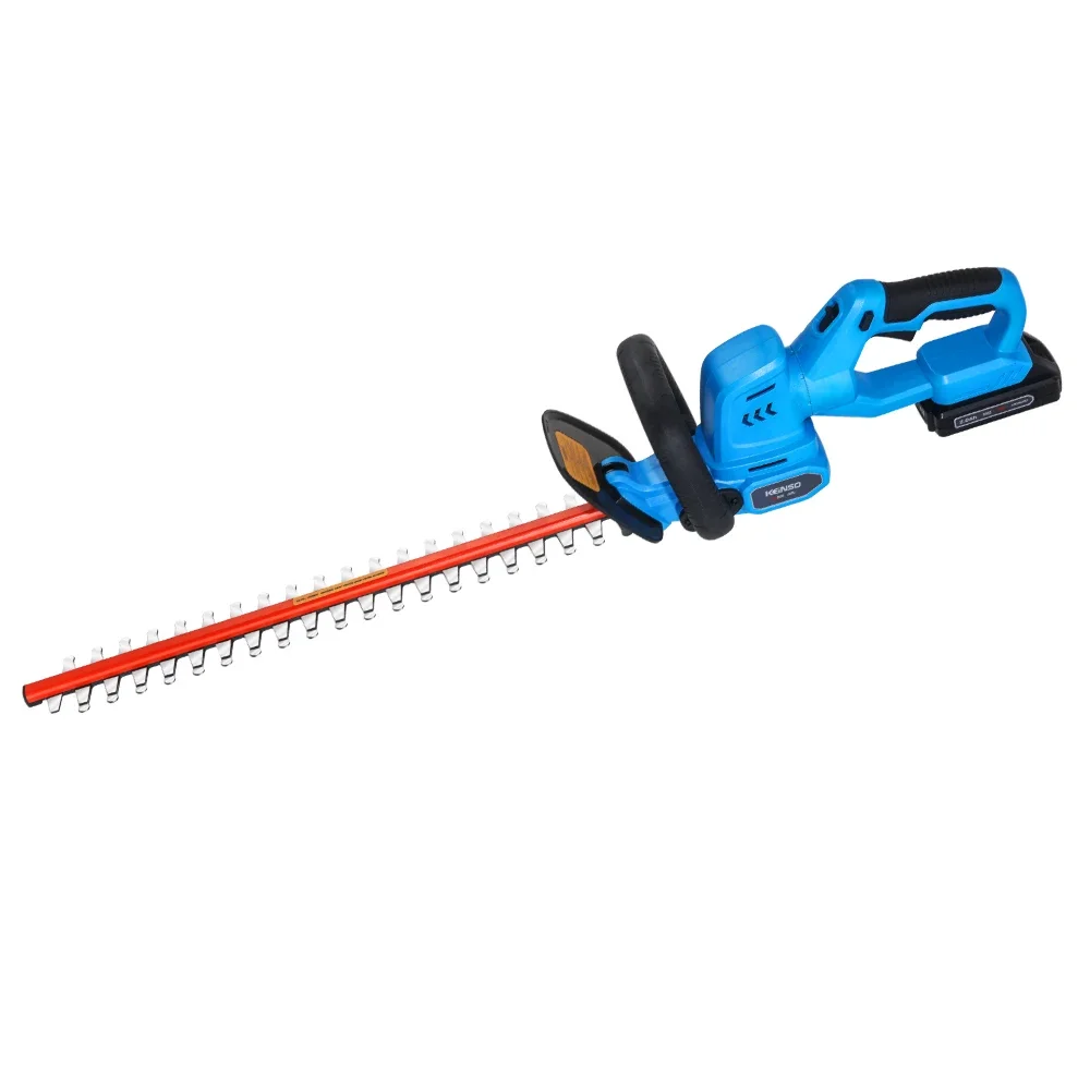 Cortasetos eléctrico de litio recargable profesional, máquina de seto de doble cuchillo, cortador de setos de poda de baja vibración
