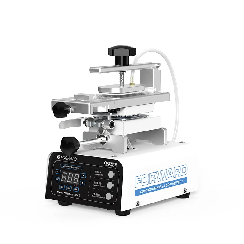 Ranlraka FW-361Max 7 in 1 Mid-Frame Removal Separator Machine With 370 Rotary Vacuum Platform for Phone Glass Repair Separate