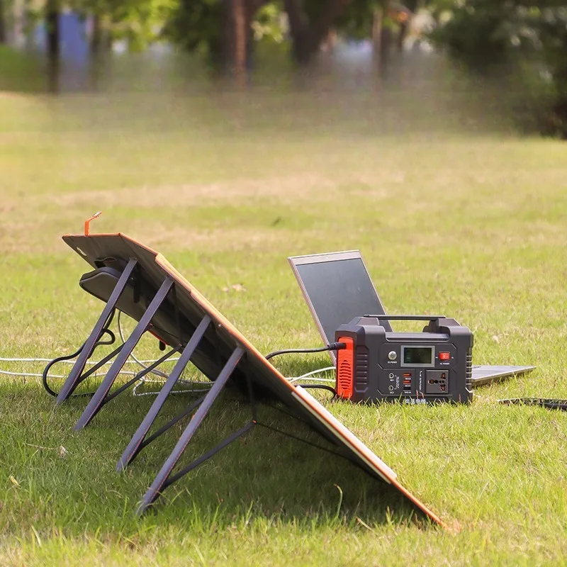 FlashFish 100W PD Foldable Monocrystalline Solar Panel Portable Outdoor Photovoltaic Charger