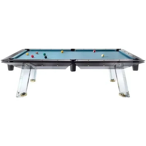 Acrylic Italian Crystal Pool Table High-End Indoor Home Villa Ball Table