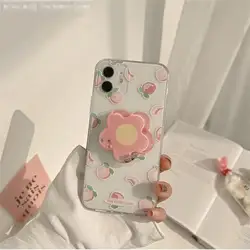 Phone Case For Samsung Galaxy A52 A52S A72 A53 A73 A04 A04E Note 10 Lite J4 J6 S10 Plus J7 Prime cover Soft TPU Flower Flower