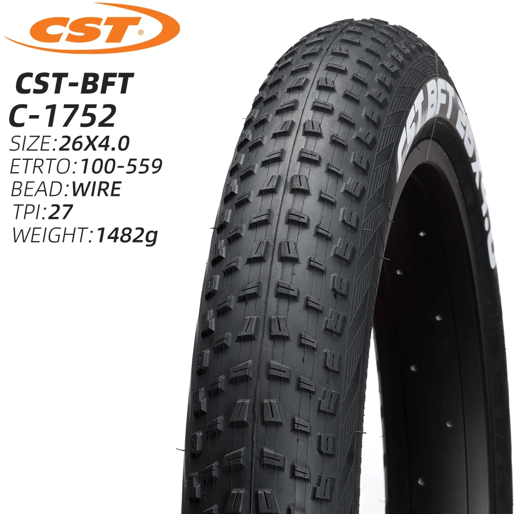 26X4.0 100-559 CST BFT FAT BIKE TYRE FAT BICYCLE TIRE