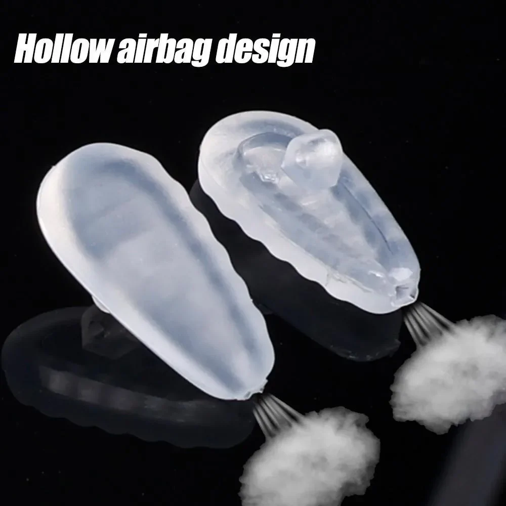 8/20PCs Brillen Nasenpads Kit Brillen Reparatur Zubehör Kit Transparent Rutschfeste Ersatz Nasenpads Set mit Box – Detail 2