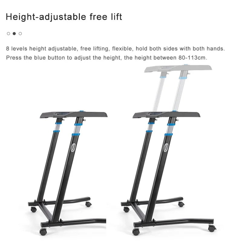 Multi-Function Removable Height Adjustable Cycling Trainer Laptop Table