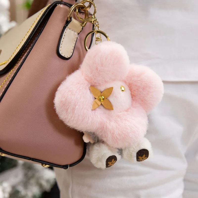 1-delig zonnebloem pluche hangend ornament pop rugzak hangende ketting autosleutelhanger damestashanger