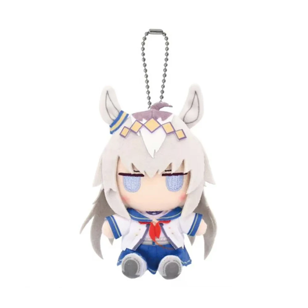 In Stock Bandai Umamusume: Pretty Derby Q-version Plush Doll Tamamo Cross Oguri Cap 11CM Cartoon Backpack Pendant Birthday Gift