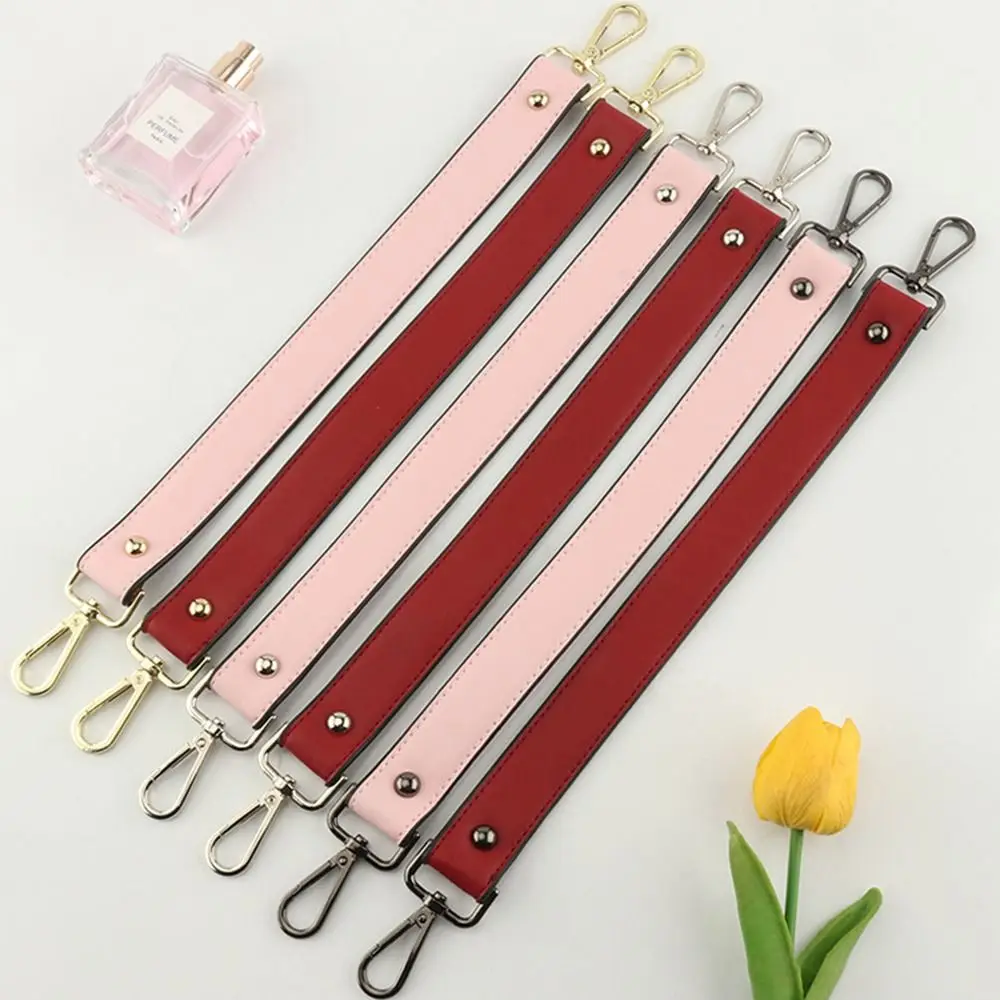 

Fashion Replacement Leather Short Bag Strap DIY Hardware Handbag Straps Bag Handle