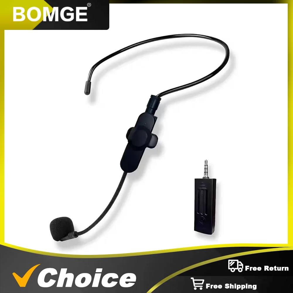 Беспроводная микрофонная система BOMGE с двойными беспроводными конденсаторными микрофонами диапазона 2