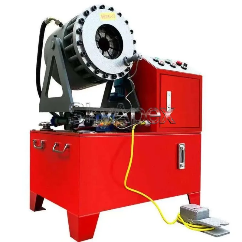 Hydraulic Pipe Shrinker Scaffolding Tube Reducing Machine Automatic Non-transparent Pipe Shaping And Shrinking Machinery