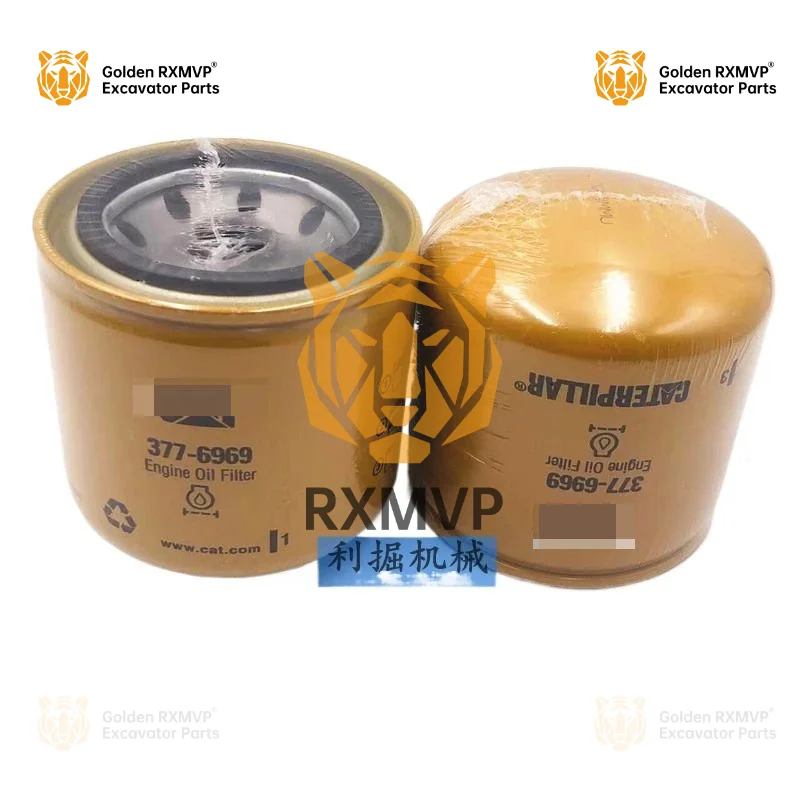 For Caterpillar cat 308 307e2 306e 305 305.5e2 Engine Oil Filter 377-6969 Excavator Accessories