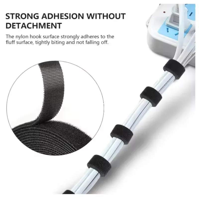1/5m cabo organizador gerenciamento de cabo fio enrolador fita fone de ouvido mouse cabo gestão laços protetor para iphone xiaomi samsung