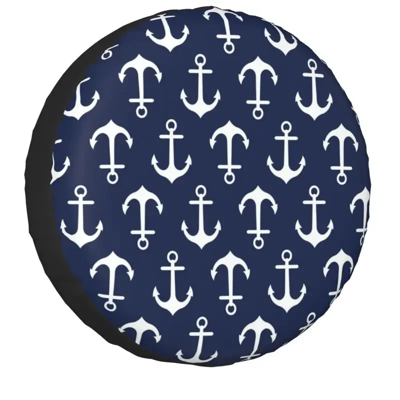 Anchors Aweigh Spare Wheel Cover Fit for Suzuki Mitsubish 4x4 RV Nautical Sailing Sailor Tire Protector 14