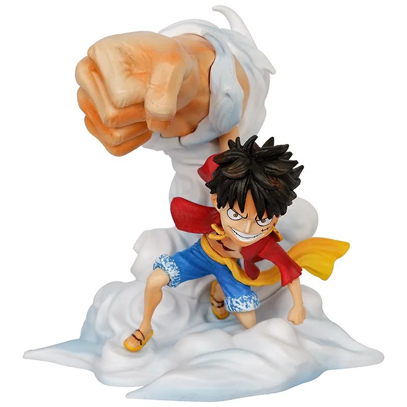 10CM Anime One Piece Luffy Gear 3 Figurine PVC Action Figure Children Toy Japan Manga Kids Cartoon Gift