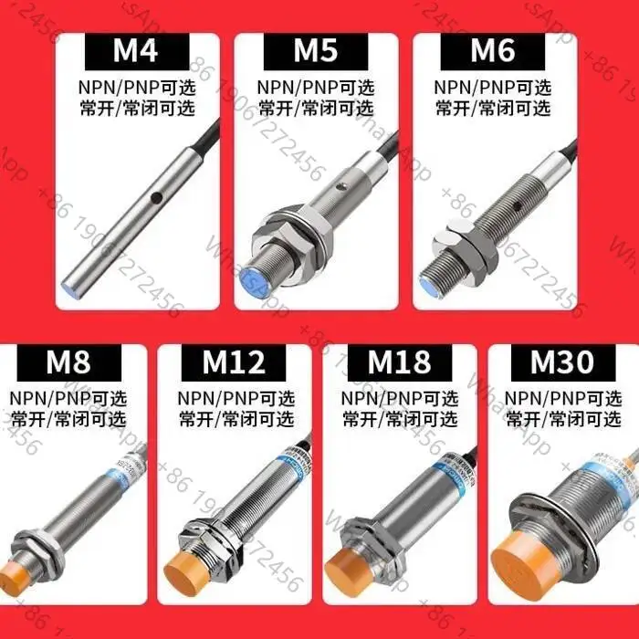 LJ12A3-4-Z/BX/EZ Inductive Proximity Switch Metal Sensor 24V DC Two Three Wire NPN