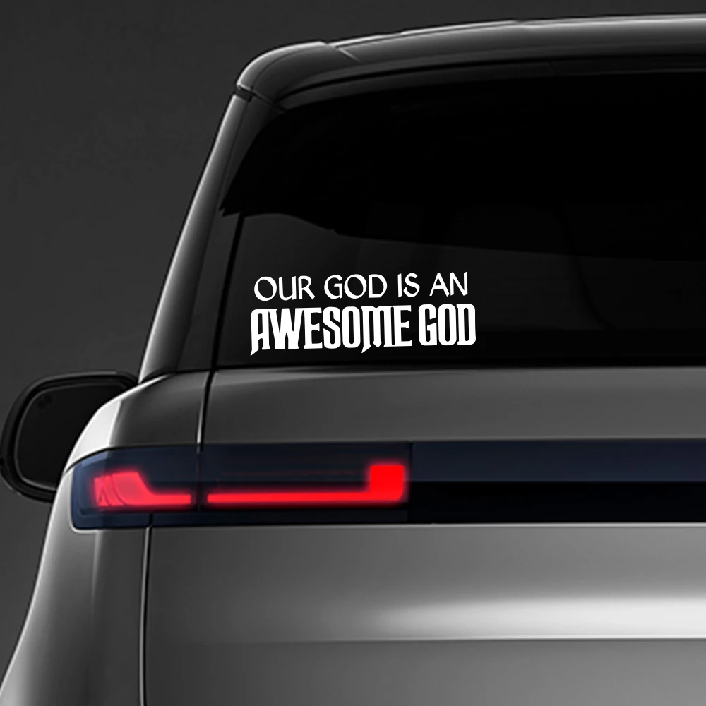 ملصقات السيارات المسيحية المسيح سيارة شاحنة مقاوم للماء ملصق حائط من الفينيل الإبداعية الفينيل الزخرفية ملصق اكسسوارات السيارات الخارجية