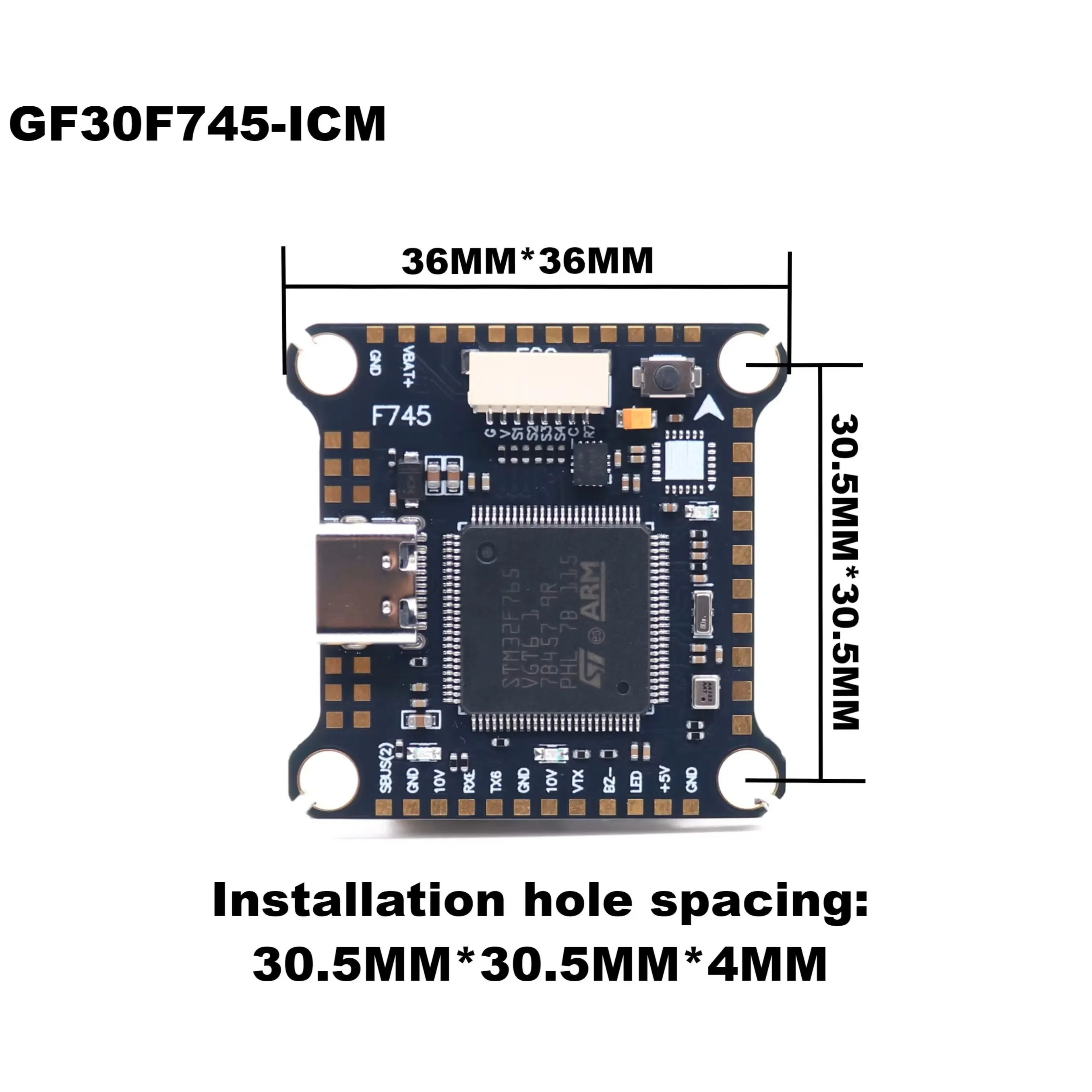 VivaSHappy F745 V2 Flight Control 45A/60A 4INI ESC VTX1000 Video 1080P Camera INAV Betaflight Flight Controller RC Drone FPV Rac