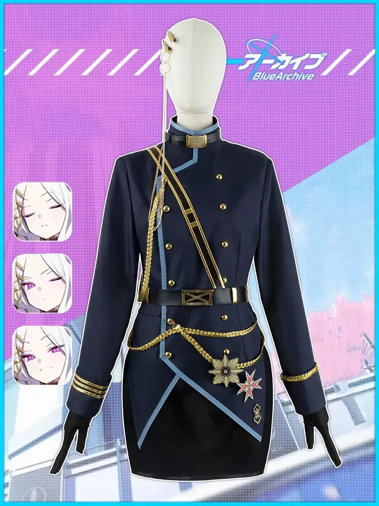 Game Blue Archief Sorasaki Hina Cosplay Kostuum Vrouwen Leuke Party Uniformen Met Hoorns Halloween Carnaval Outfits Custom Made