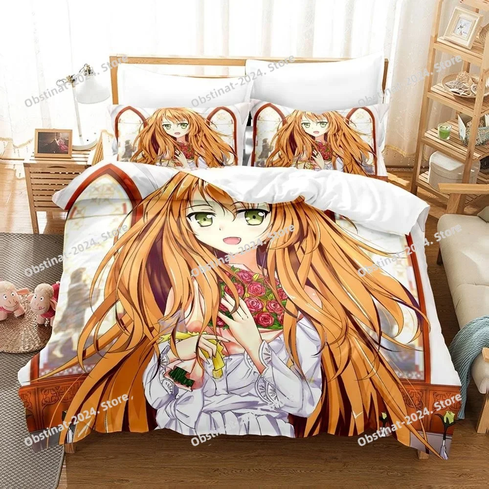 

Fashion Anime Bed Sheet Set Golden Time Bedding Set Single Twin Full Queen King Size Bed Set Adult Kid Bedroom Duvet Cover Sets