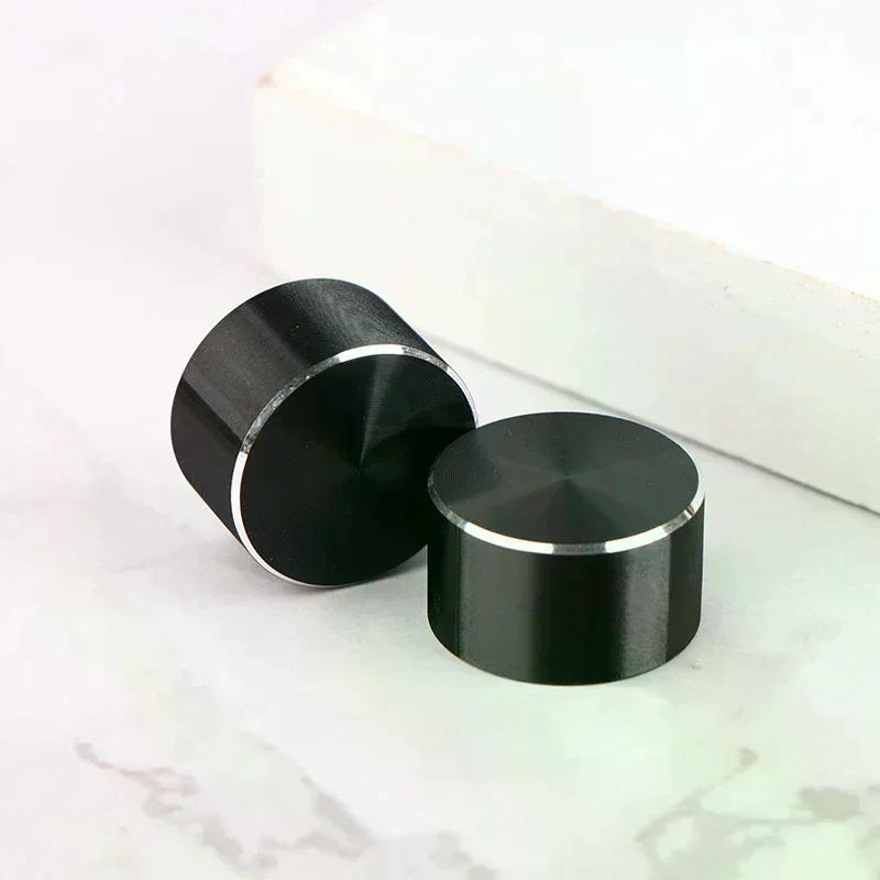 /TPz/22x12mm 6mm D-Type Shaft Hole Potentiometer Control Knob For Volume Tone Knobs Black 1Pcs