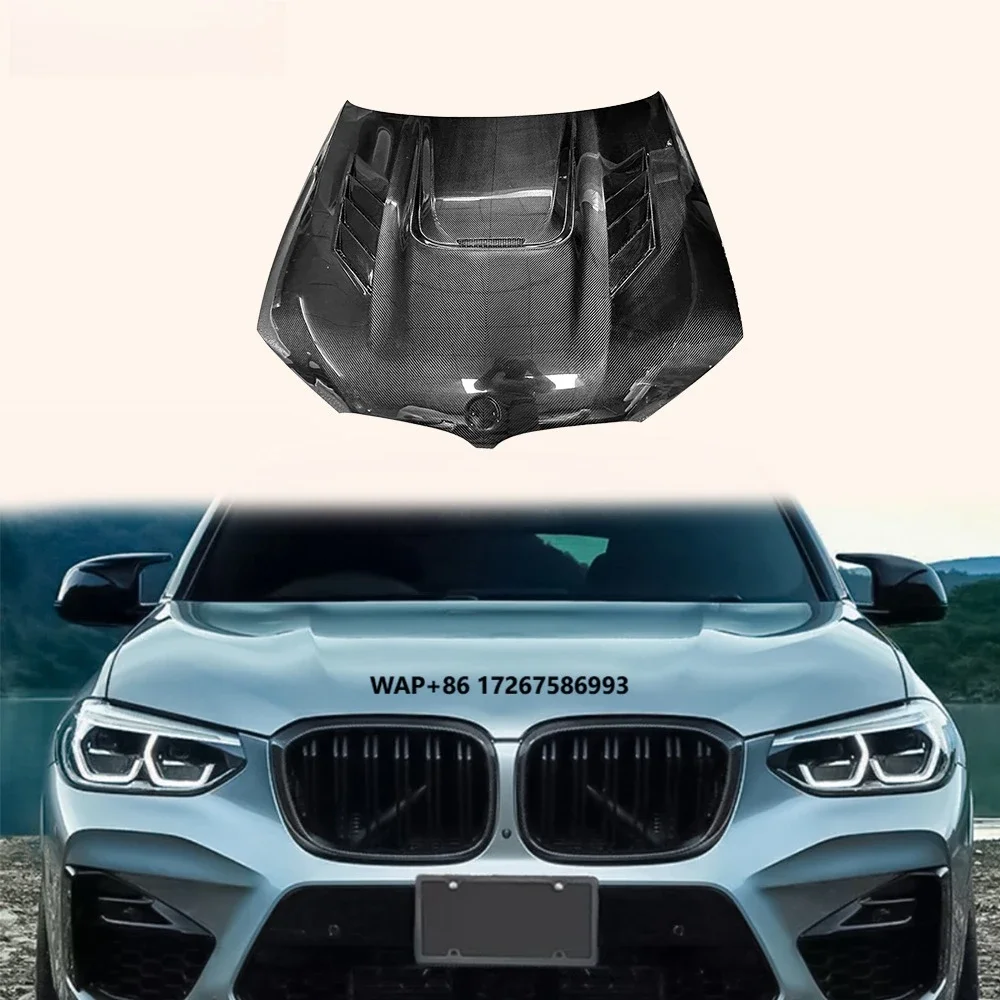

For X3M F97 X4M F98 19-24 Carbon Fiber AD Style Front Vented Cooling Hood