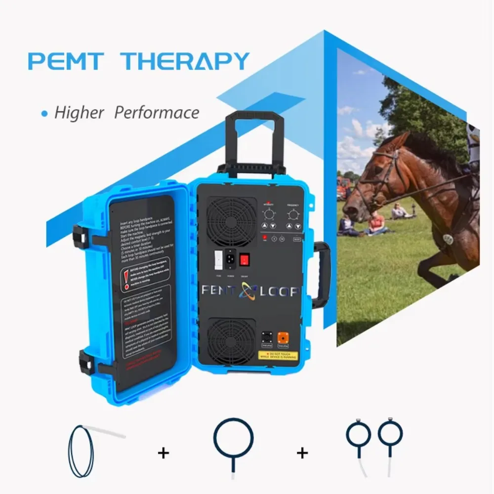 

Horse Health Care Veterinary Instrument PEMT PEMF LOOP Magneto Technology for Pain Relief and Bones Repair