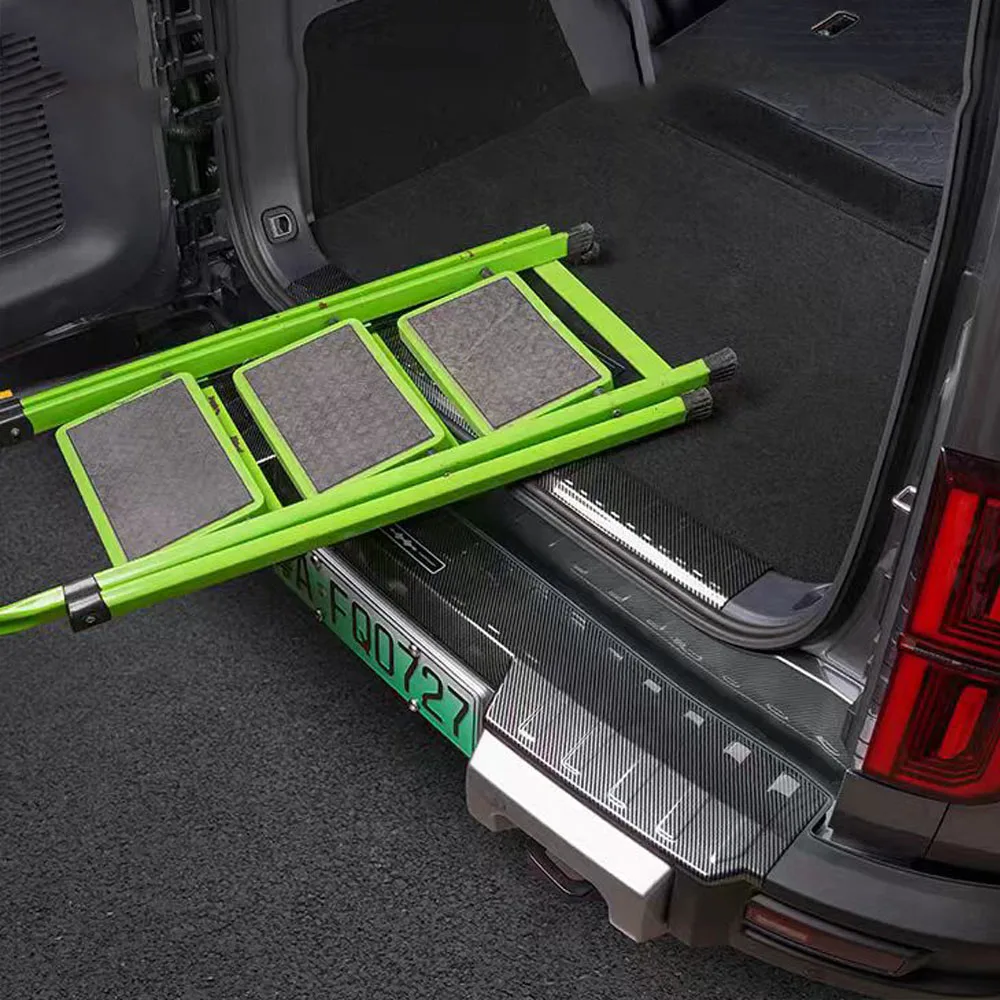 

Подходит для BYD Formula Leopard 5 2024 2025, задняя защитная панель, порог, полоса багажника, защитная наклейка на педаль, углеродное волокно