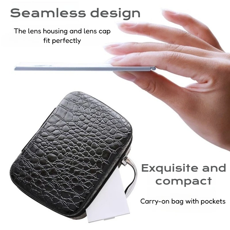 الألومنيوم مرآة قابلة للطي جيب مرايا ماكياج صغيرة محمولة السفر اليد مرآة صغيرة الغرور أدوات التجميل المدمجة قابلة للطي #5