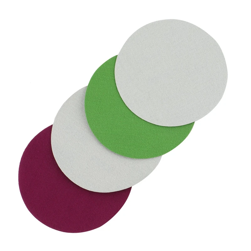 Gancho e Loop Papel Brilhante Lixar Disco, Seco e Molhado Discos, Usado para Car Head Metal, 24Pcs, 6"